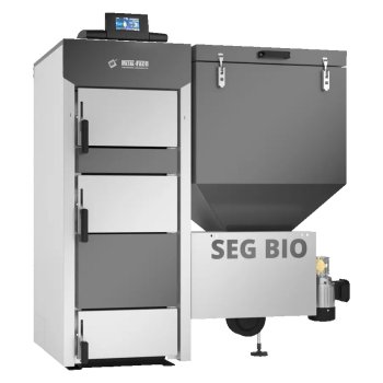 Котел на пеллетах SEG BIO 50 кВт с бункером, GOLD, правое исполнение